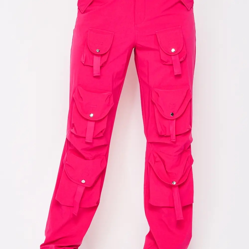 Women's Pink Cargo Pants‎ small only